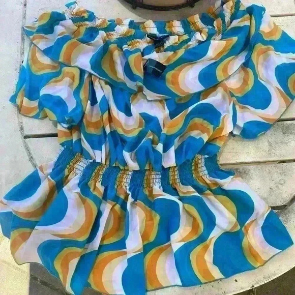 Ashley Stewart Off Shoulder blouse 2x-3x - Picture 3 of 8